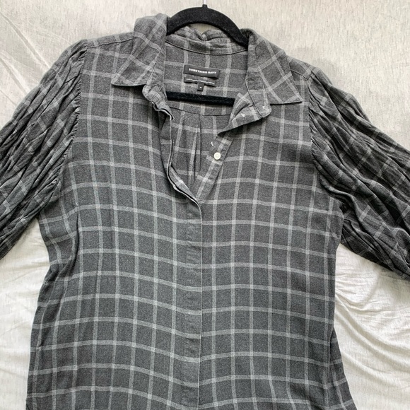 Something Navy Tops - Something Navy Checkered Button-up Flannel